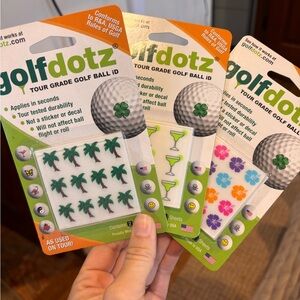 Golfdotz Golf Ball ID Stickers